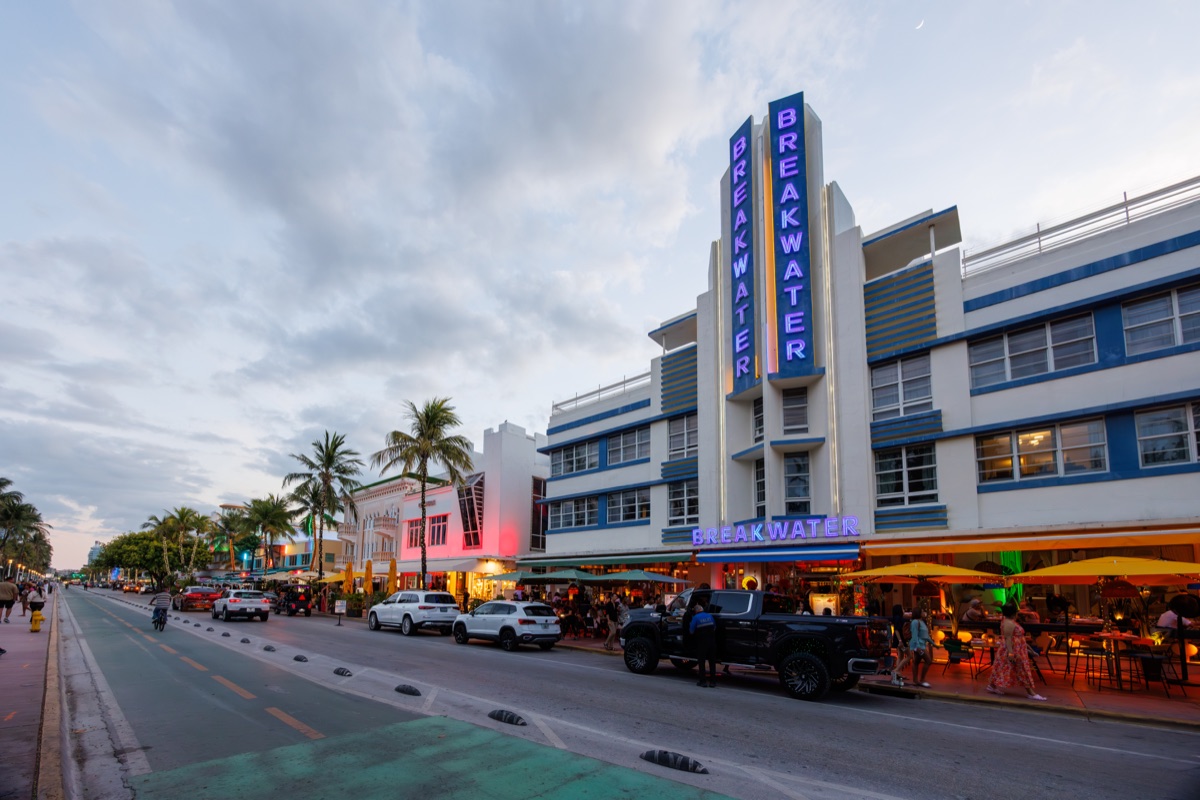 Breakwater Hotel on Ocean Drive