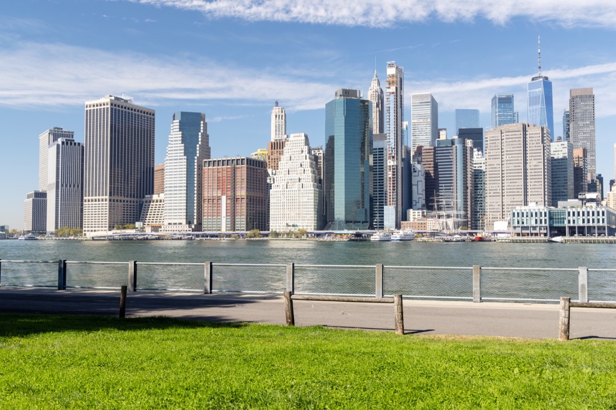 Brooklyn waterfront skyline